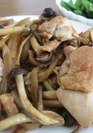 子供が好きな☆鶏肉ときのこの醤油バター-レシピのメイン写真