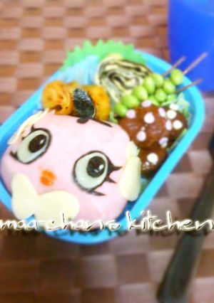 ゴチム♥キャラ弁♥ポケモンBW-レシピのメイン写真