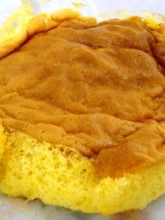簡単 ハンンドミキサーで半熟カステラ-レシピのメイン写真