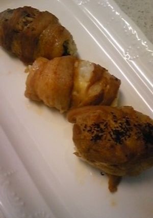 3種類の肉巻きにぎり-レシピのメイン写真