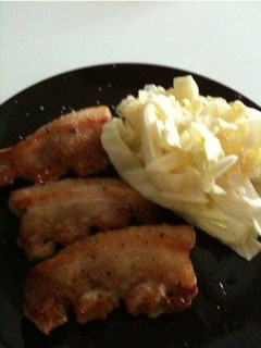 豚バラ焼き☆甘酢キャベツと一緒に-レシピのメイン写真