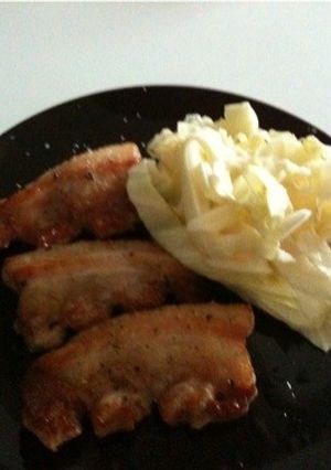 豚バラ焼き☆甘酢キャベツと一緒に-レシピのメイン写真