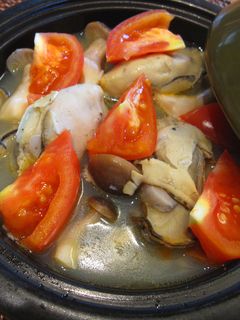 タジン鍋でカキのバター蒸し-レシピのメイン写真