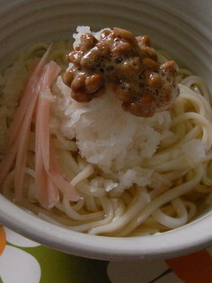 しょうがと納豆の元気うどん☆-レシピのメイン写真