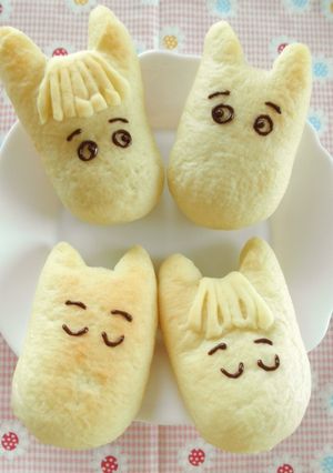 ムーミンとフローレンのチョコパン-レシピのメイン写真