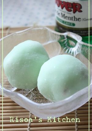 チョコミント大福☆-レシピのメイン写真