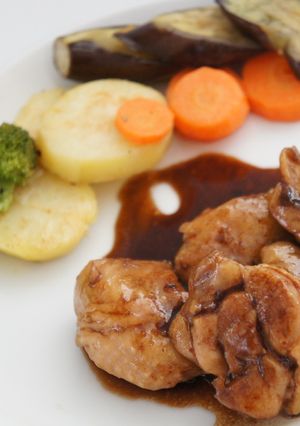 簡単！絶品鳥もも肉のバルサミコソテー♡-レシピのメイン写真