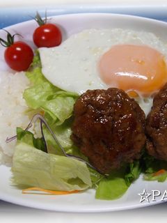 ✿冷凍ハンバーグで簡単 ロコモコ✿-レシピのメイン写真