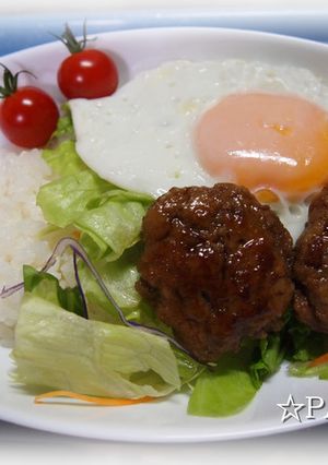 ✿冷凍ハンバーグで簡単　ロコモコ✿-レシピのメイン写真