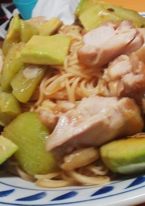 茄子とアボガドの冷製パスタ-レシピのメイン写真