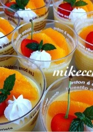爽やかなオレンジババロア-レシピのメイン写真