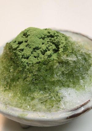 ちょっぴり大人味♪抹茶のかき氷-レシピのメイン写真