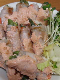 肉巻き☆めんたいマヨソースがけ-レシピのメイン写真