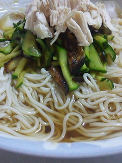サッパリそうめんwith梅&塩こんぶ-レシピのメイン写真