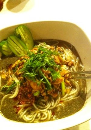 冷たい☆黒胡麻担々そうめん-レシピのメイン写真