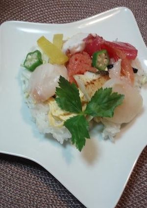 春宵庵の七夕ちらし-レシピのメイン写真