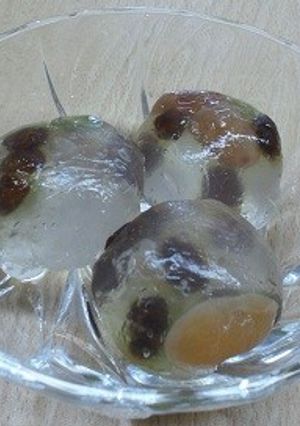 ミラクル☆リメイク☆甘納豆わらびもち☆-レシピのメイン写真