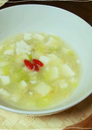 ほたてと豆腐の風邪治しスープ-レシピのメイン写真