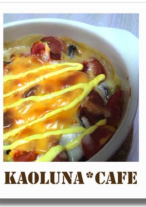 ビシソワーズの残りで茄子の簡単グラタン-レシピのメイン写真