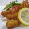 洋食屋さんのまっすぐエビフライ☆