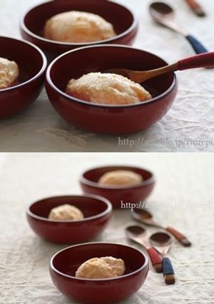 オレンジと生姜茶のフローズンヨーグルト-レシピのメイン写真