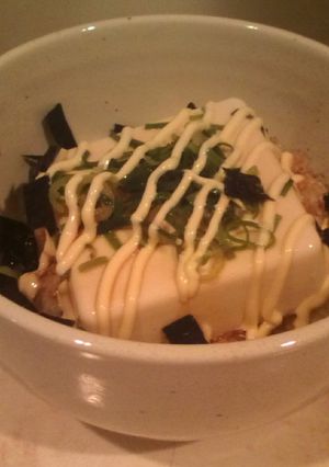 暑い日のひとりごはん☆冷奴丼-レシピのメイン写真