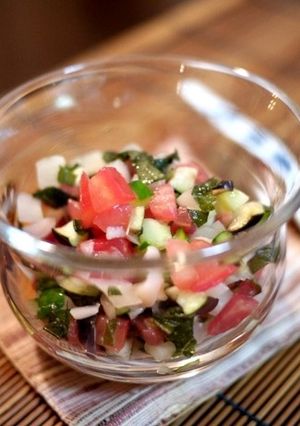 とっても爽やか！夏野菜の塩和え＜だし風＞-レシピのメイン写真