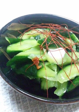 たたききゅうりの☆ペペロン風味♪-レシピのメイン写真