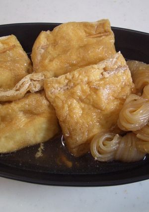 巾着たまごと結びしらたきの煮物-レシピのメイン写真
