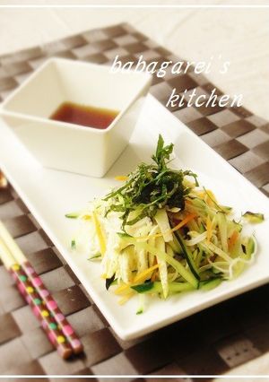 ☆七夕に☆彩りおつまみ素麺-レシピのメイン写真