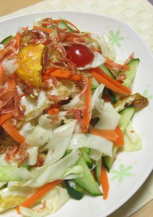 夏向き❉タイ料理店風ピリ辛揚げ卵サラダ-レシピのメイン写真