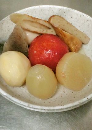 冷めたーいトマト入りおでんを柚子胡椒で-レシピのメイン写真