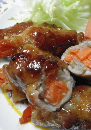 甘辛豚の香味野菜くるみ焼き-レシピのメイン写真