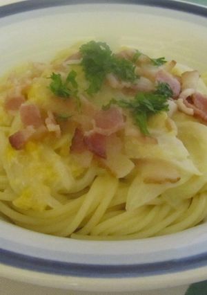 ☆クリームコーンとベーコンのパスタ☆-レシピのメイン写真