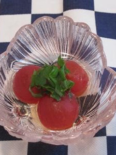 簡単!ミニトマトの甘酢マリネ-レシピのメイン写真