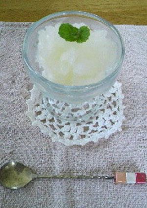 缶詰deピーチグラニテ-レシピのメイン写真