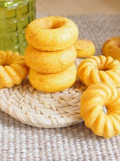 卵なし!カボチャの焼きドーナツ-レシピのメイン写真