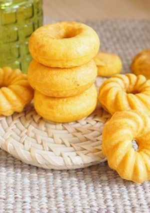 卵なし！カボチャの焼きドーナツ-レシピのメイン写真