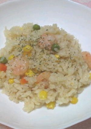 炊飯器で簡単エビピラフ-レシピのメイン写真