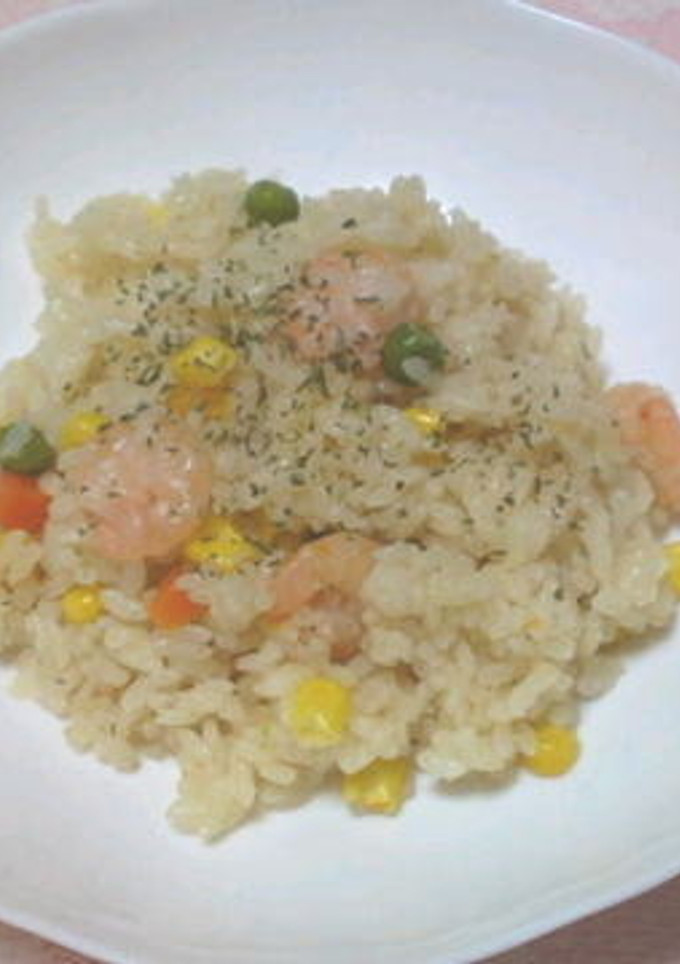 炊飯器で簡単エビピラフ-レシピのメイン写真