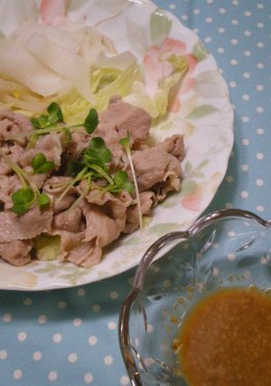 お肉柔らか♪我が家の冷しゃぶ-レシピのメイン写真