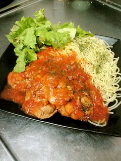 秘密!!鶏もも肉のトマト煮-レシピのメイン写真