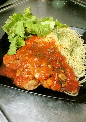 秘密!!鶏もも肉のトマト煮-レシピのメイン写真