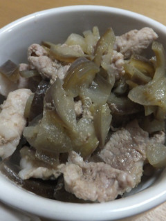5分でできるなすと豚のだし煮-レシピのメイン写真