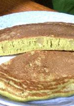 抹茶おからパンケーキ-レシピのメイン写真