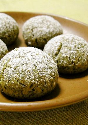 ほうじ茶ほろほろ手丸めクッキー-レシピのメイン写真