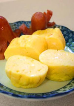 レンチンで卵ひとつ分の卵焼き-レシピのメイン写真