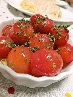 すし酢で☆ミニトマトのマリネ♪-レシピのメイン写真