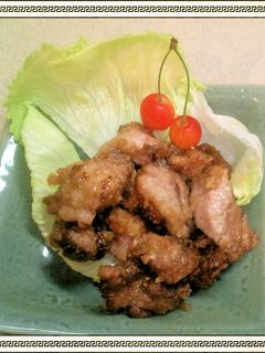 マグロ頬肉の龍田揚げ♪-レシピのメイン写真