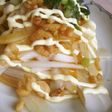 新玉ねぎの✿たぬきサラダ